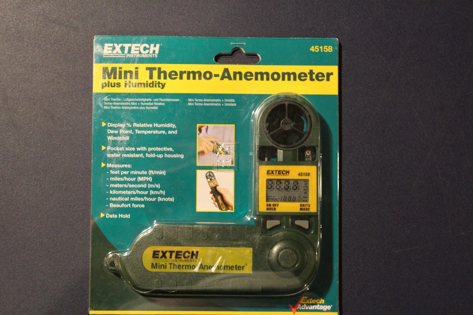 Mini Thermo-Anemometer plus Humidity