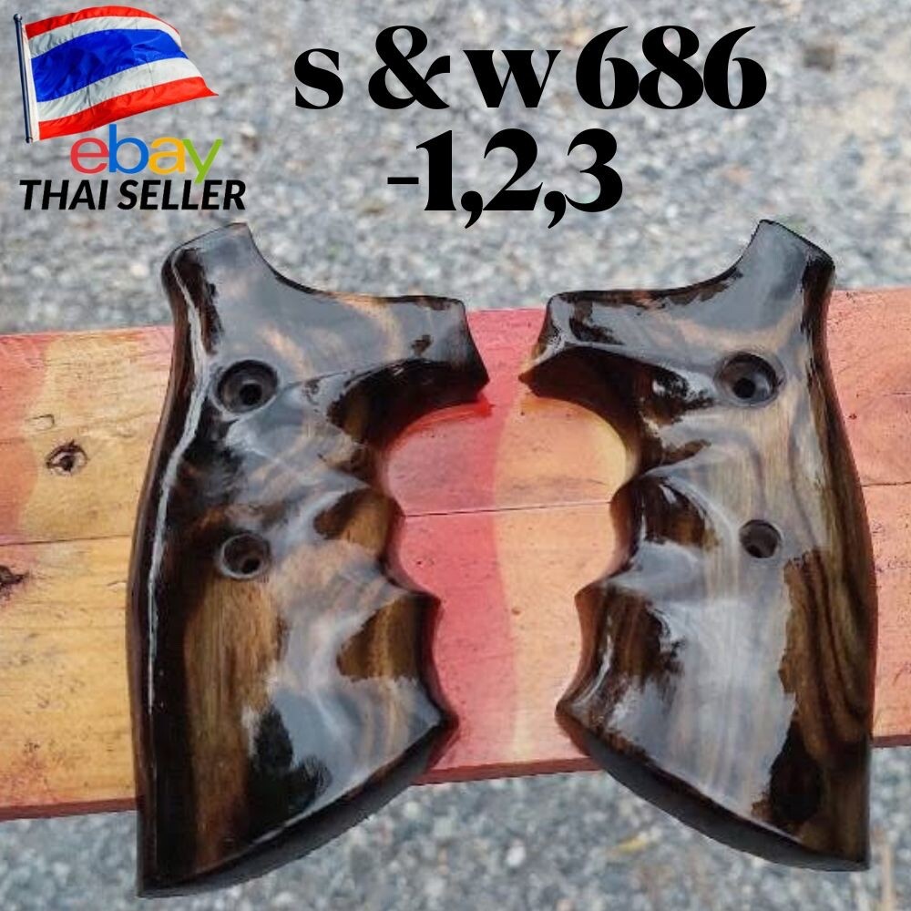 NEW Handcraft pistol grip for Smith & Wesson 686-1-2-3 square butt Real wood