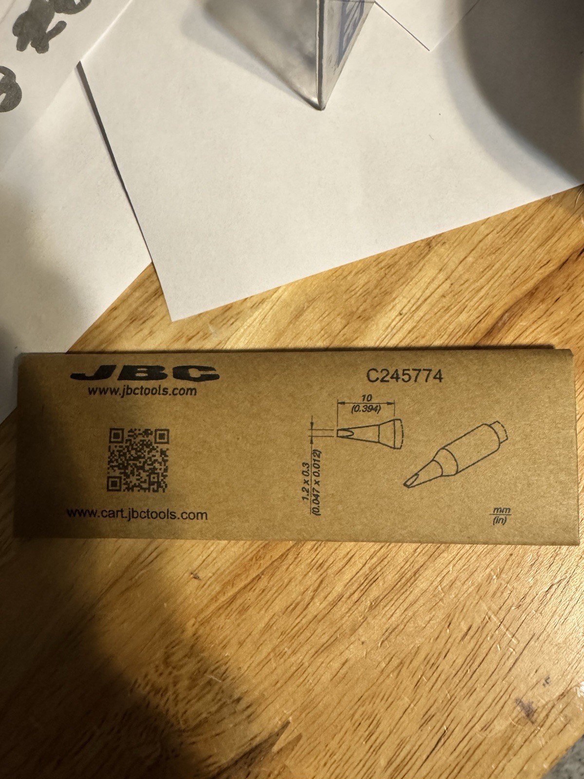 (1) New JBC soldering iron head Tip Cartridge C245-774 C245774 for T245 handle