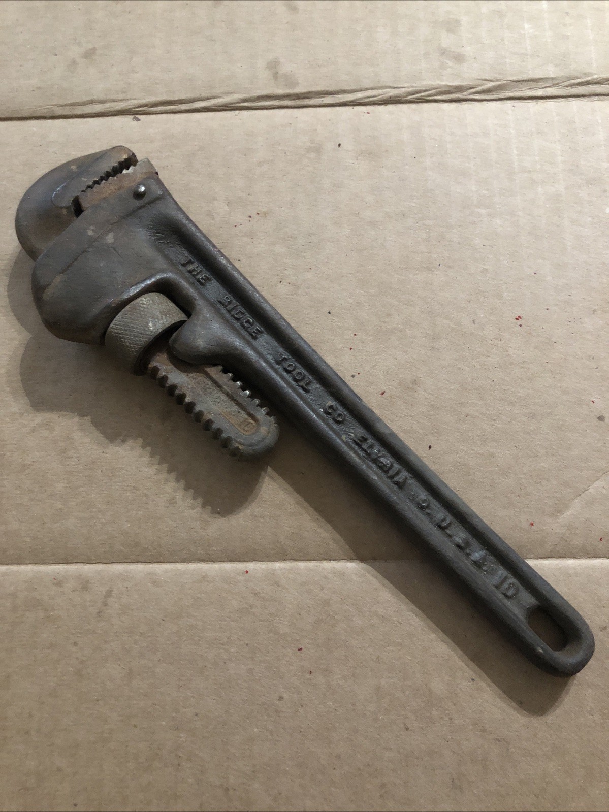 RIDGID TOOLS 10" STRAIGHT PIPE WRENCH HEAVY DUTY - USA RIDGE TOOL Co. - MONKEY