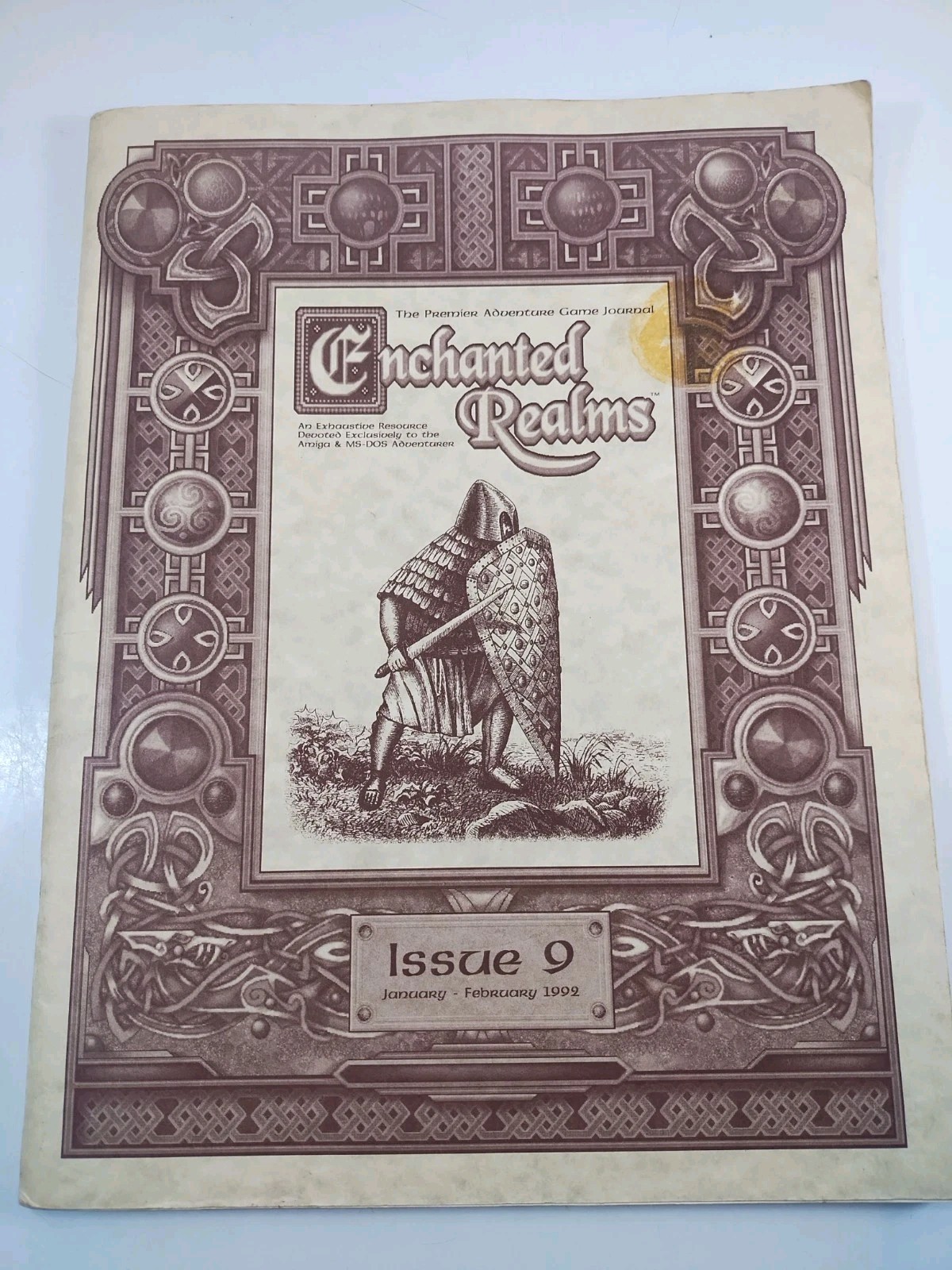 Enchanted Realms Adventure Game Journal 1992 Issue 9 *RARE* Amiga MS Dos PC Vtg