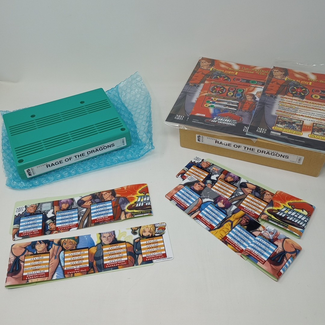 Rage Of The Dragons Neo Geo MVS Kit English Matching Serials US SELLER
