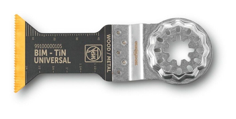 Fein Titan Starlock Universal E-Cut Blade 1-3/4 Inch X 2-1/8 Inch, 3 Pieces