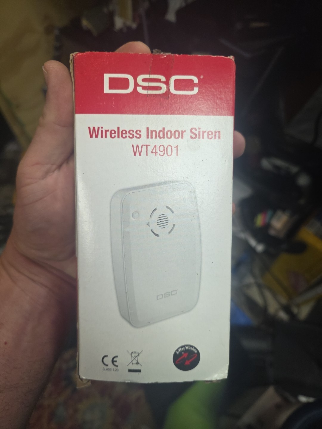 DSC Wireless Indoor Siren WT4901 New