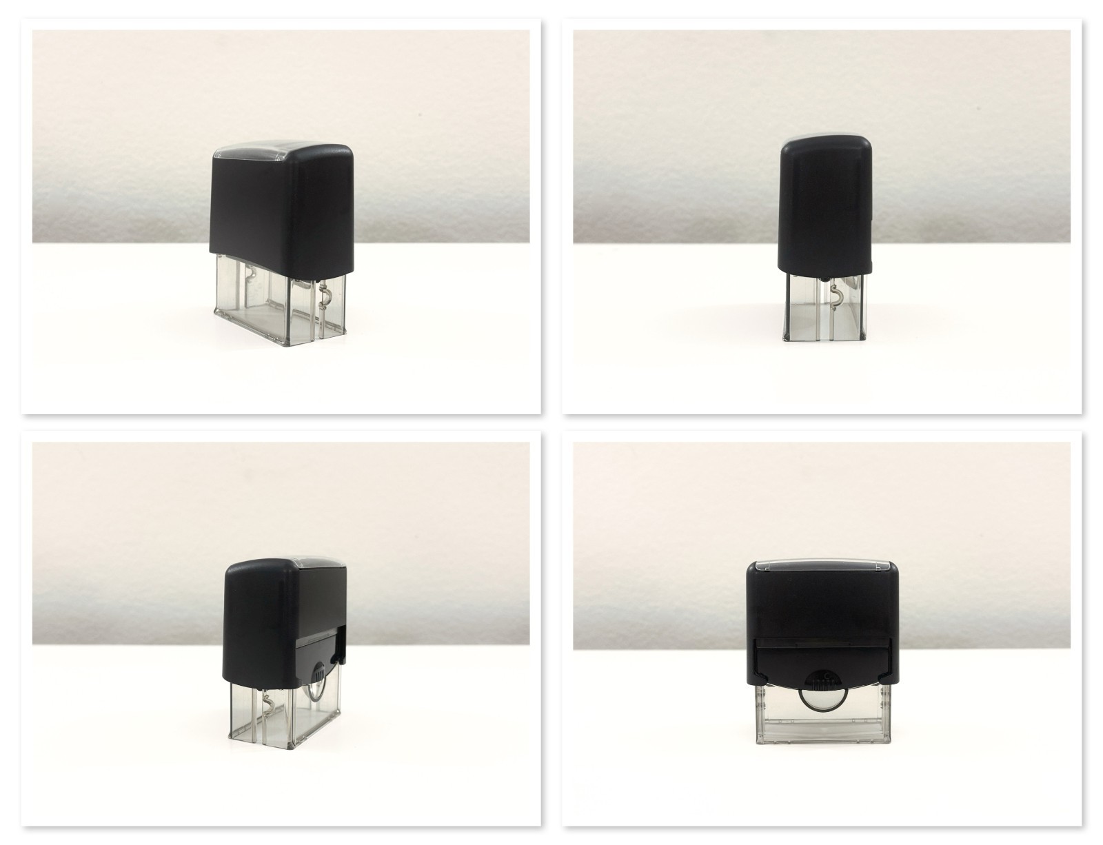 Blank Large Self-Inking Stamp in Black Ink
