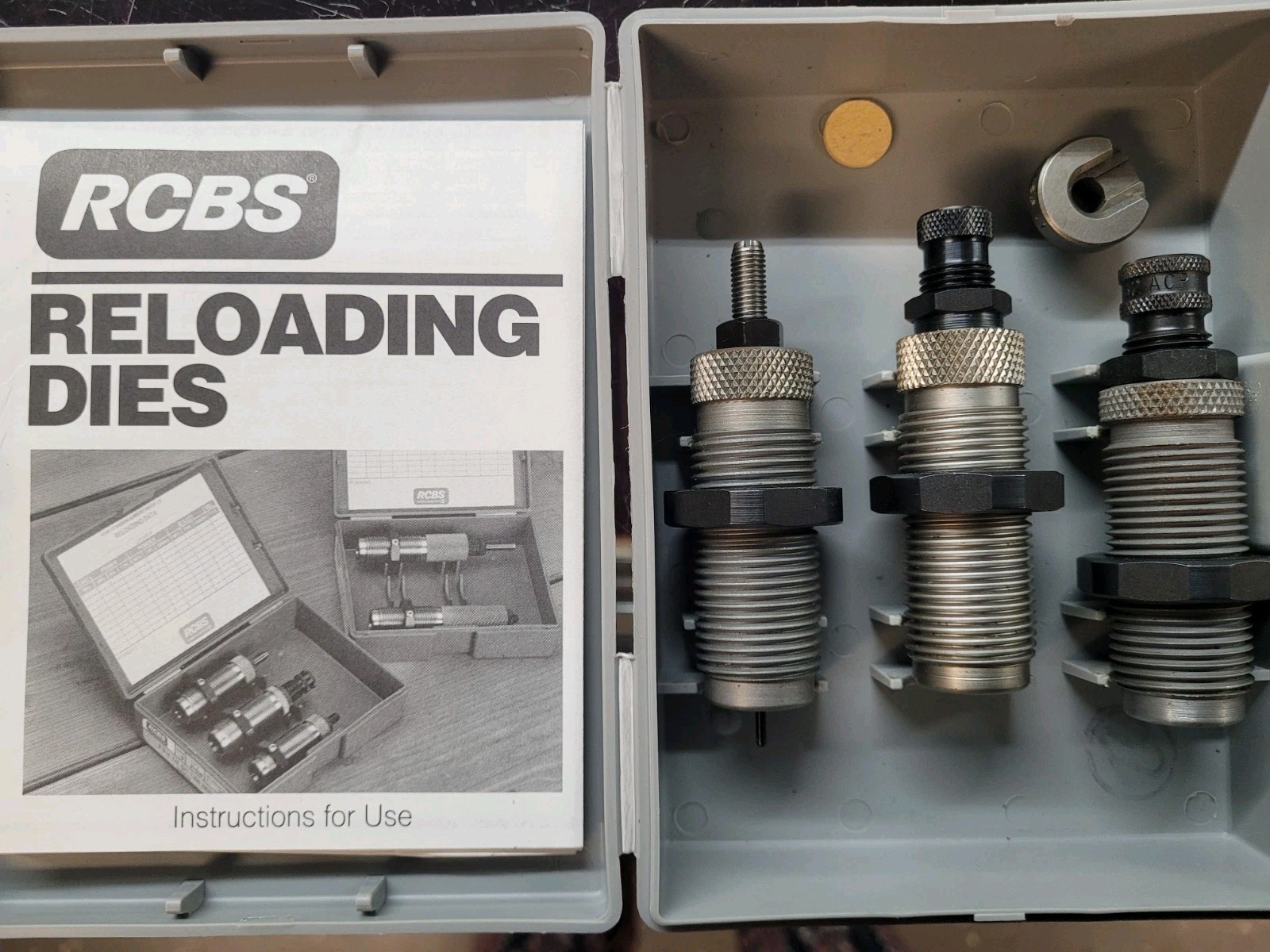 RCBS 3-Die Carbide Set for 32 Auto with #17 Shell holder #20015