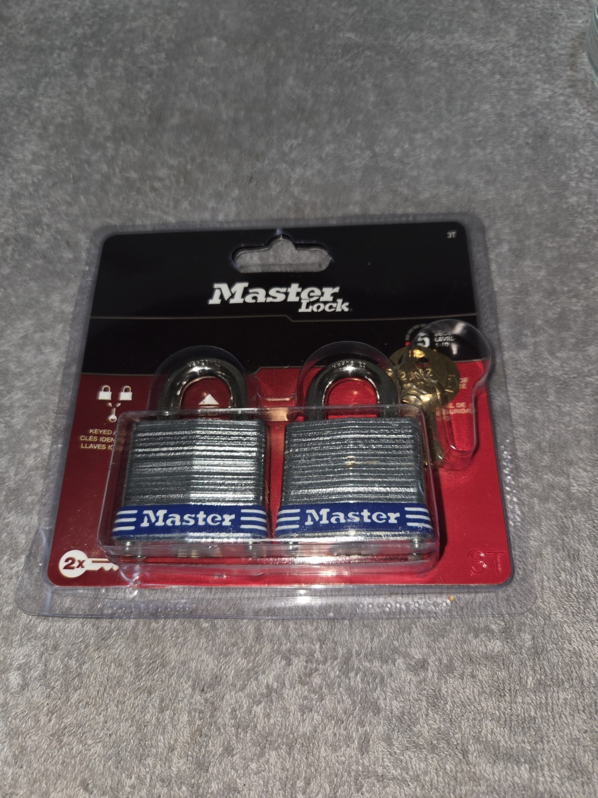 Master Lock 3T Padlock 2pk