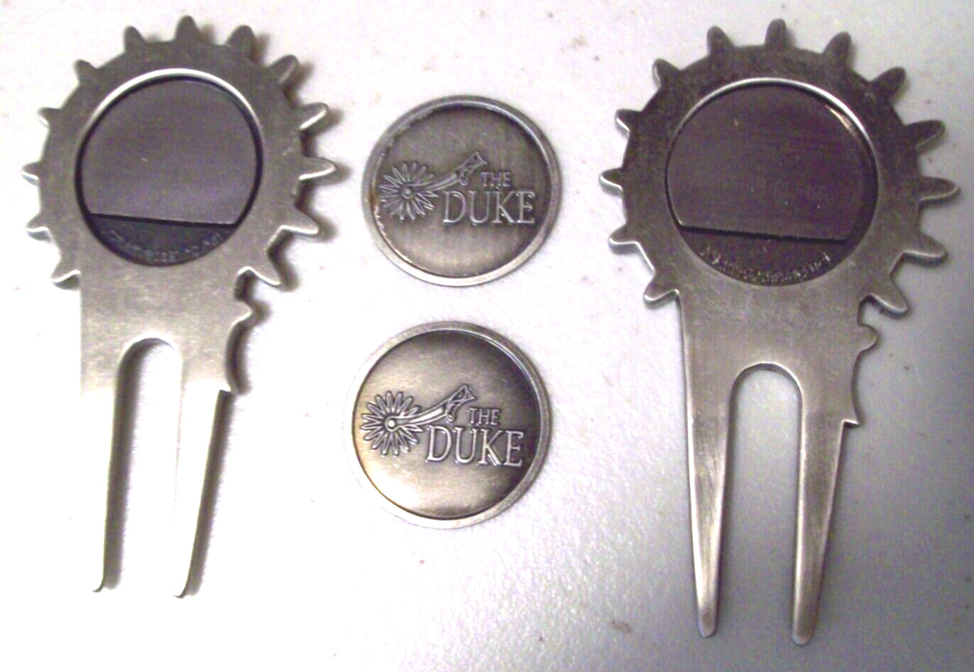 The Duke Boot Spur Golf Divot Tool & Ball Marker Lot