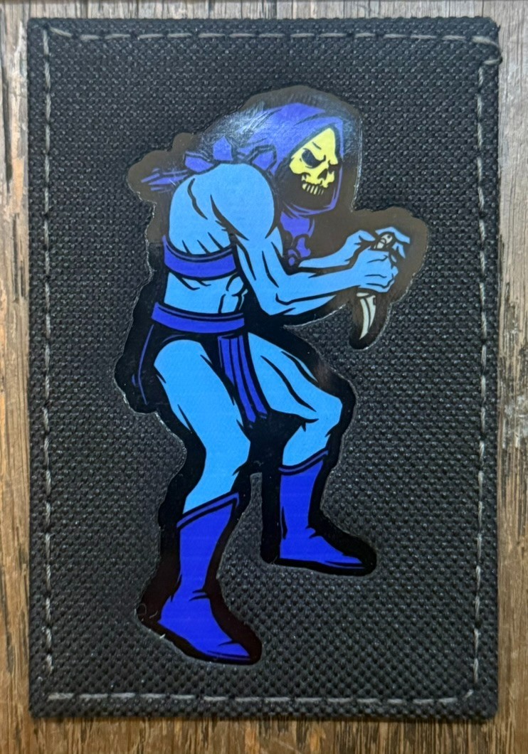 Ed’s Manifesto “Eskeletor" Laser Cut Patch Sneakreaper