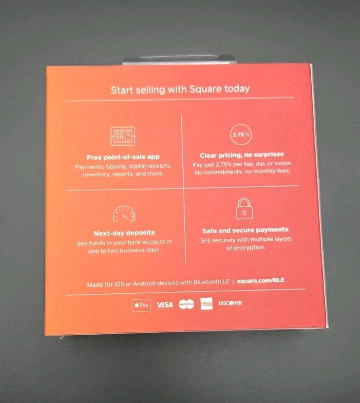 Square POS reader Model S6 Swipe/Chip/Touch