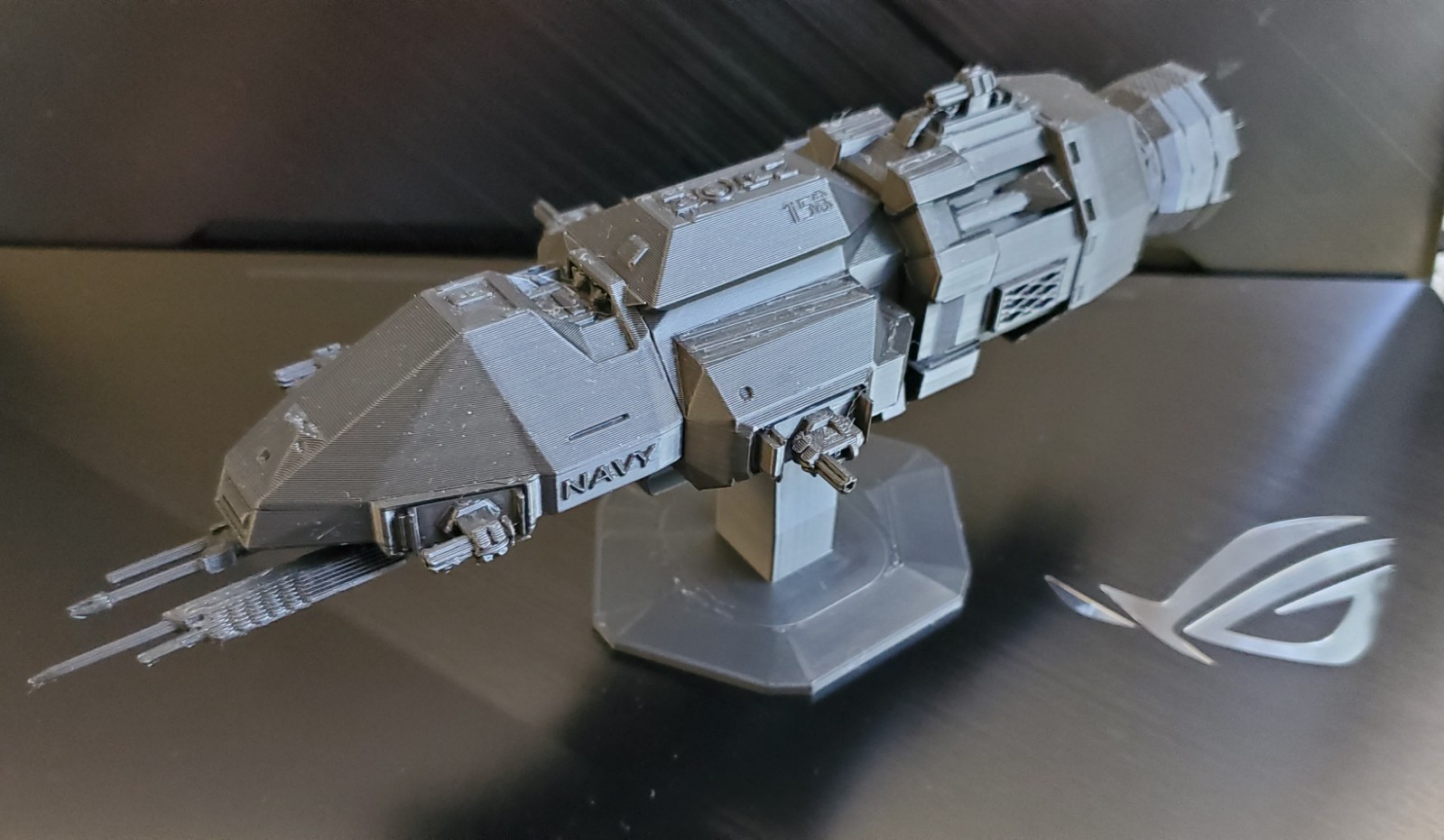 🔥The Expanse Rocinante 9" Inch Printed Ship With Stand