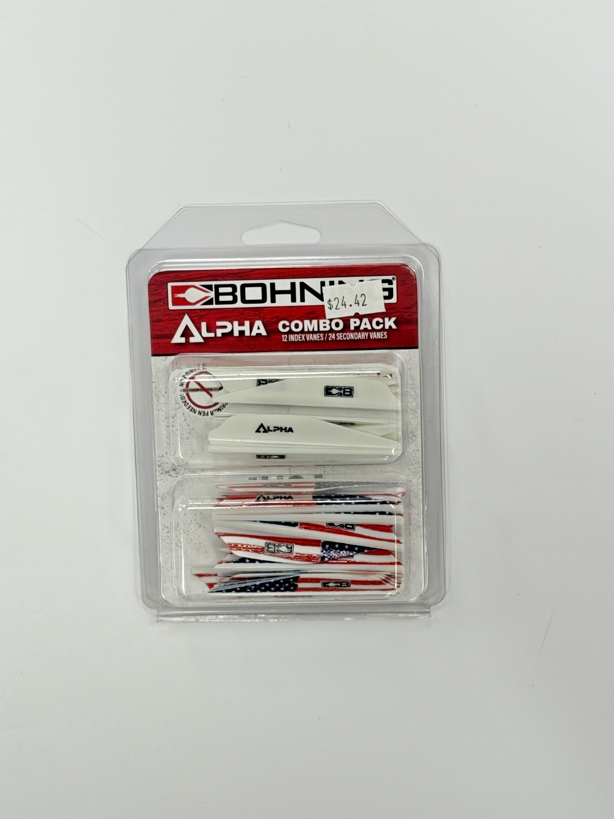 Boning Alpha Vanes American Flag/White
