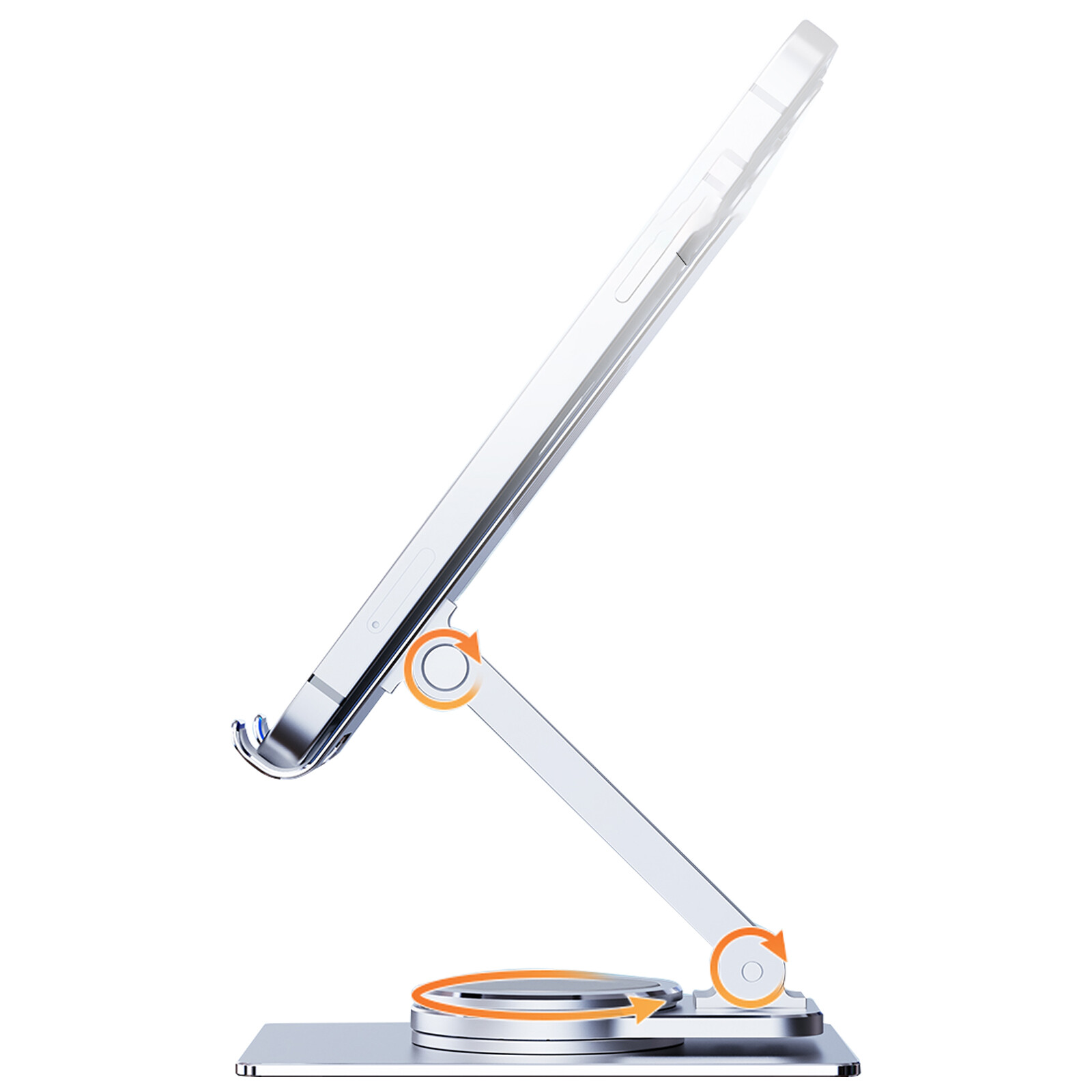 Foldable 360° Rotatable Base Desktop Stand Mount Holder for Tablet PC Cell Phone