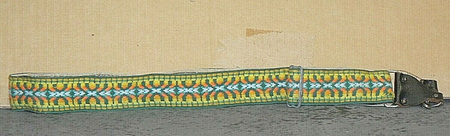 1970's Bobby Lee Thin Summer Colored Hippie Camera Strap A880