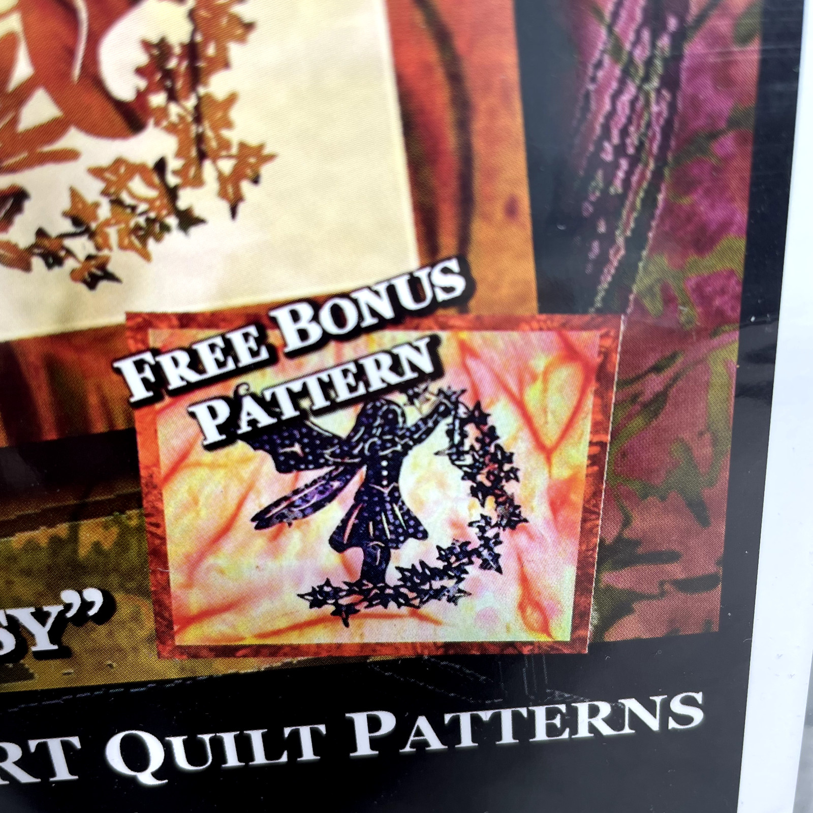 Fairies " Shelsy " Quilt Pattern Plus Bonus Pattern by Willow Bend Creations New
