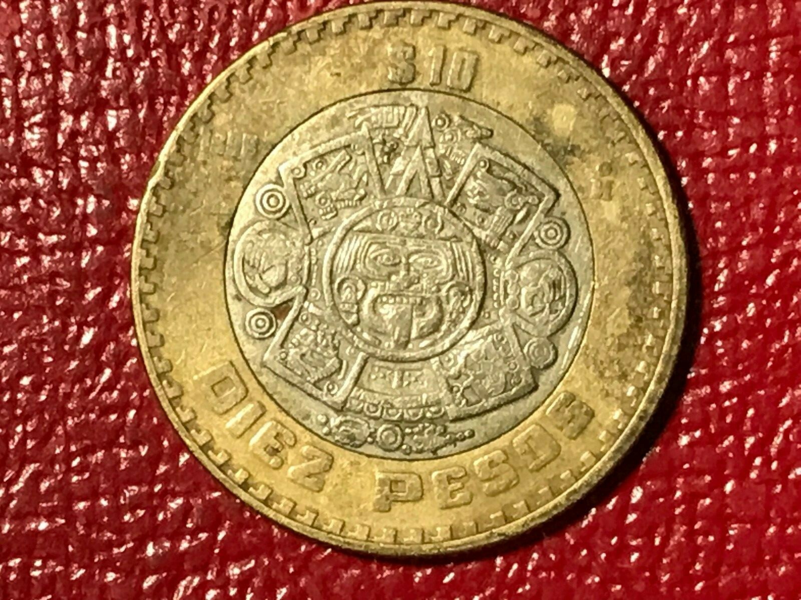FINE/VF 1998 BIMETAL MEXICO 10 PESOS COIN-APR602