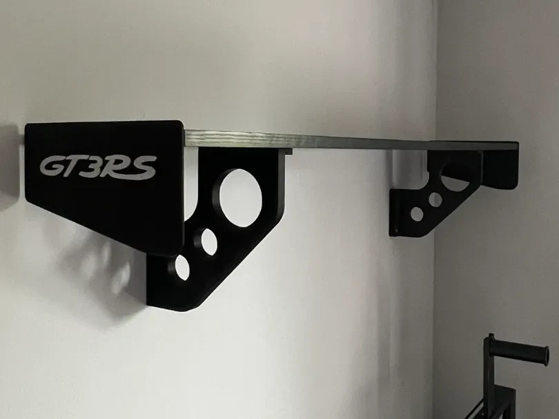 Porsche GT3 RS Spoiler Floating Wall Shelf
