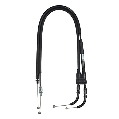 Motorcycle Throttle Cable SET A B (PULL and PUSH) Compatible with Yamaha YZF