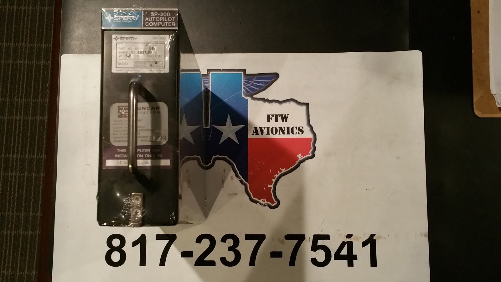 AUTOPILOT COMPUTER, SP200, 4008519-914, fresh 8130 8/15