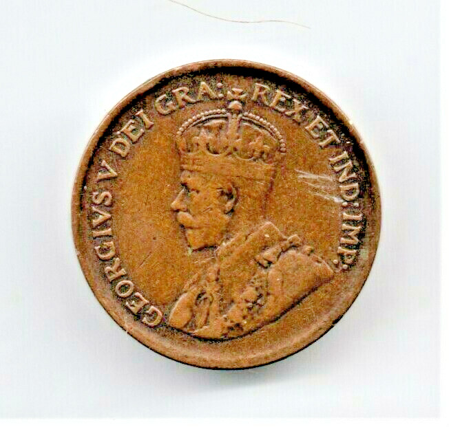 1929 Canada George V One Cent Coin