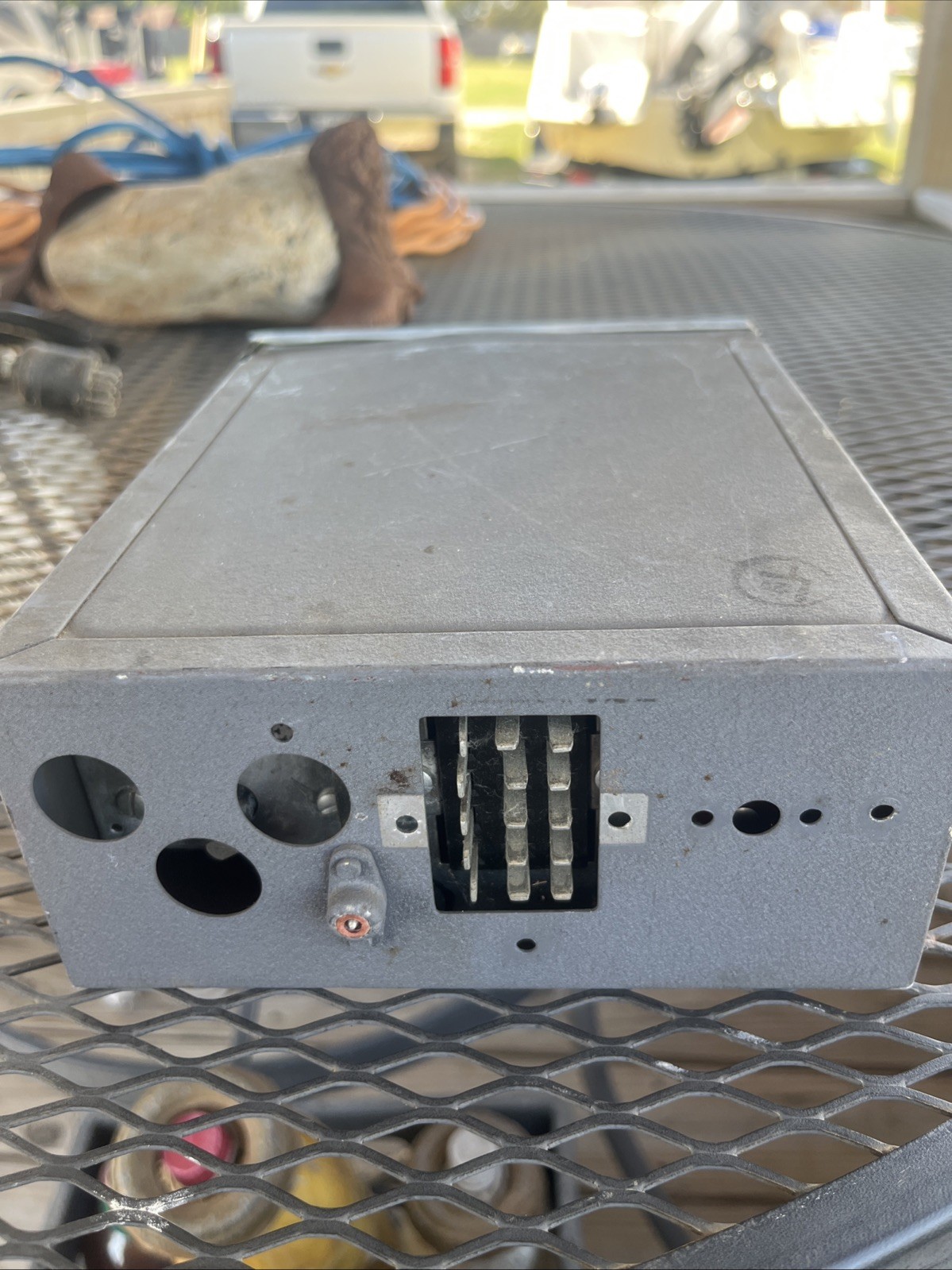 LEAR ADF-12E ALL KNOBS AND SWITCH TURN.