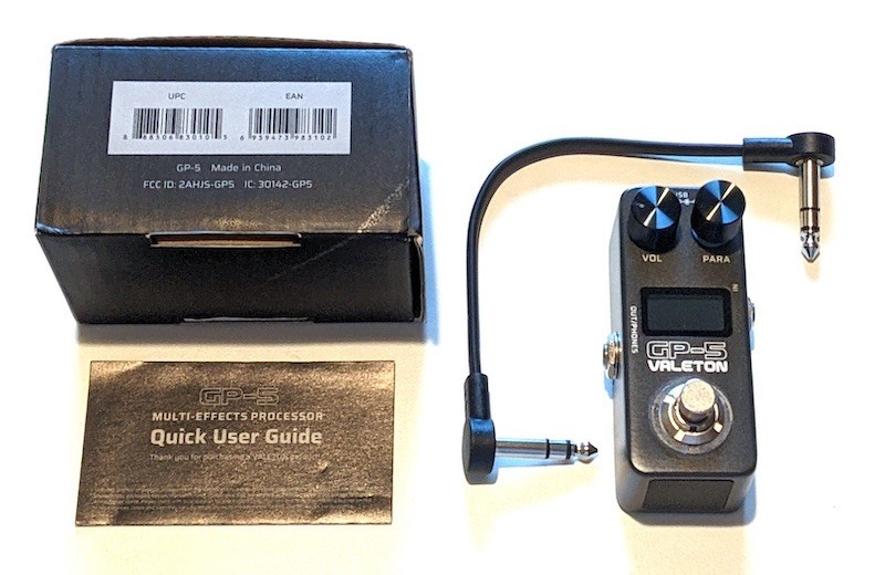 Valeton GP-5 Super Compact Multi-Effects Processor with NAM/IR Loader Pedal
