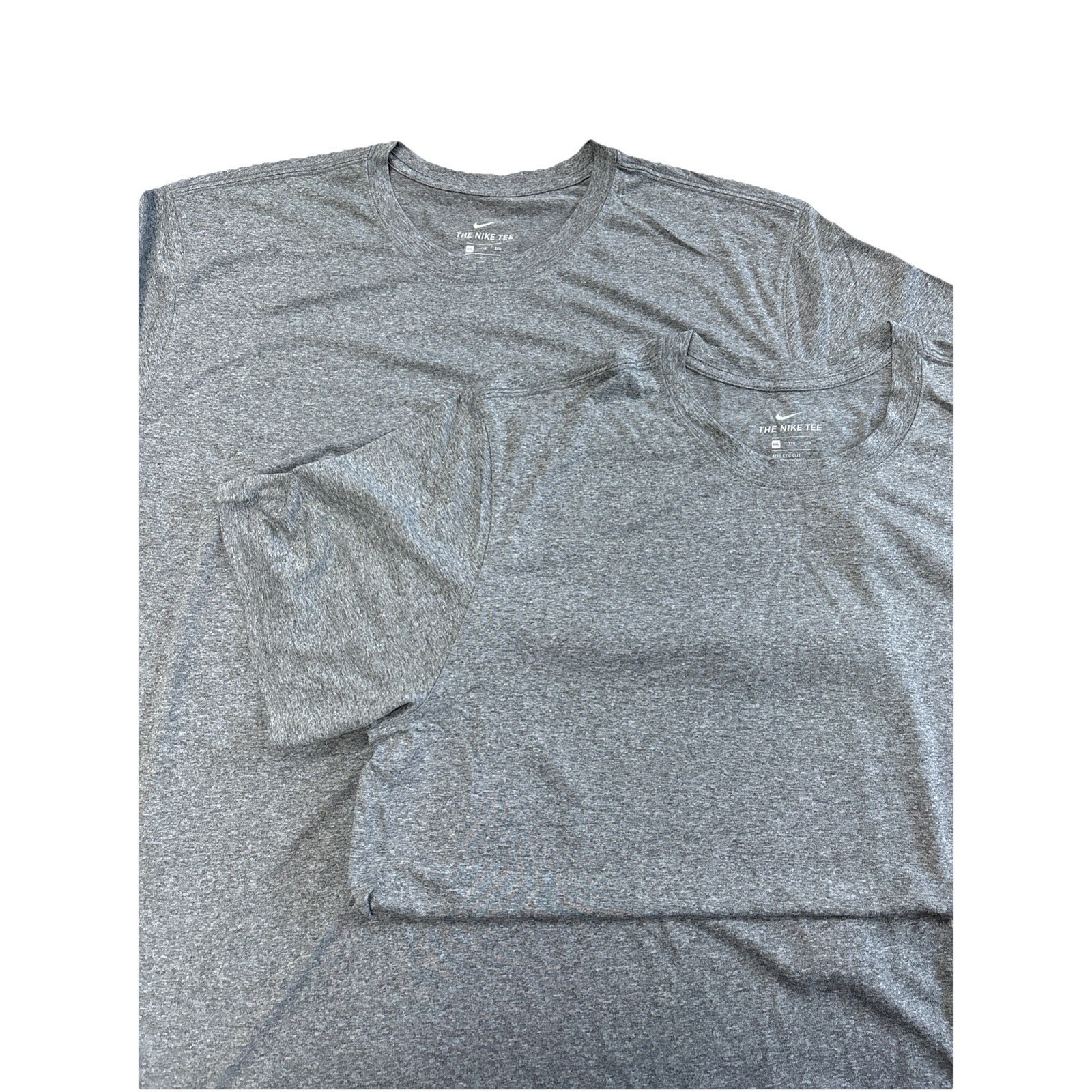 New without Tags ~ 2 Pack Nike Dri-Fit Gray Size XXL Short Sleeve Shirt