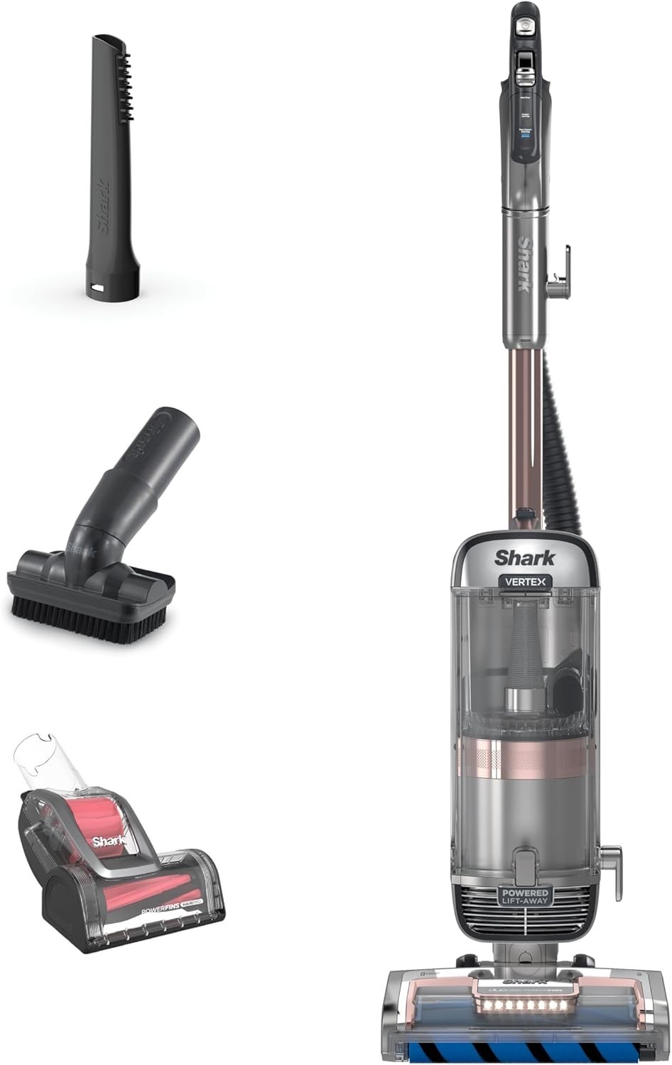 Shark AZ2002 Vertex DuoClean PowerFins Upright Vacuum w/ Powered Lift-Away REFRB