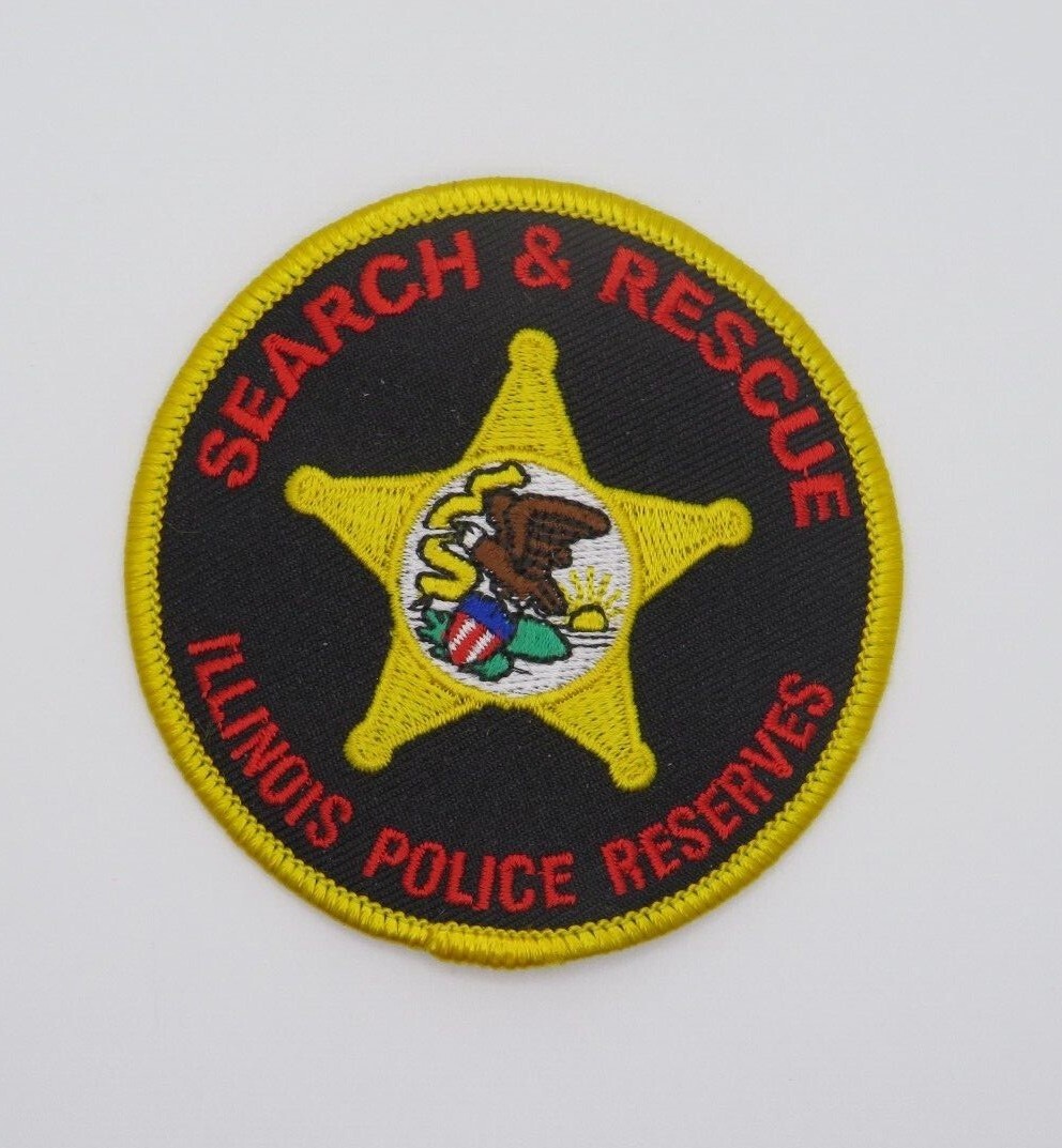 Illinois Police Reserves Search & Rescue Patch
