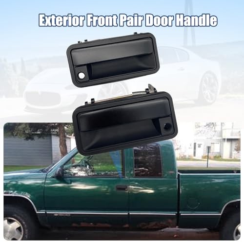 Exterior Front Door Handle Driver Passenger Side Replacement for 1995 1996