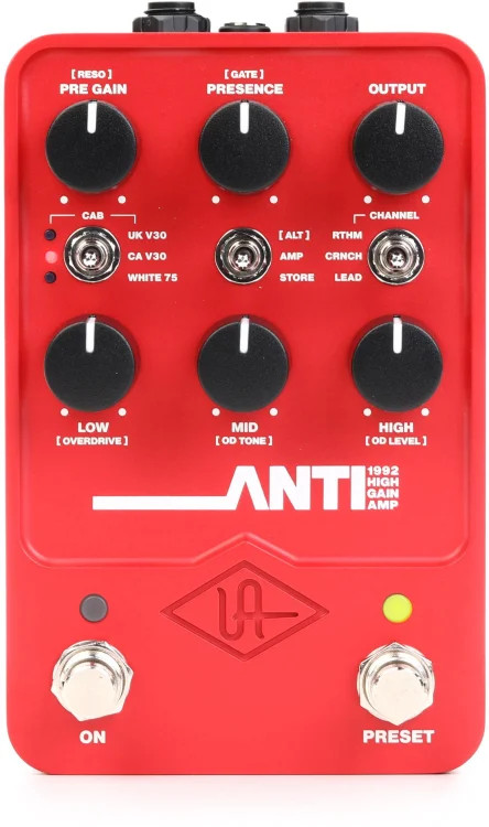 Universal Audio UAFX Anti 1992 High Gain Amp Pedal