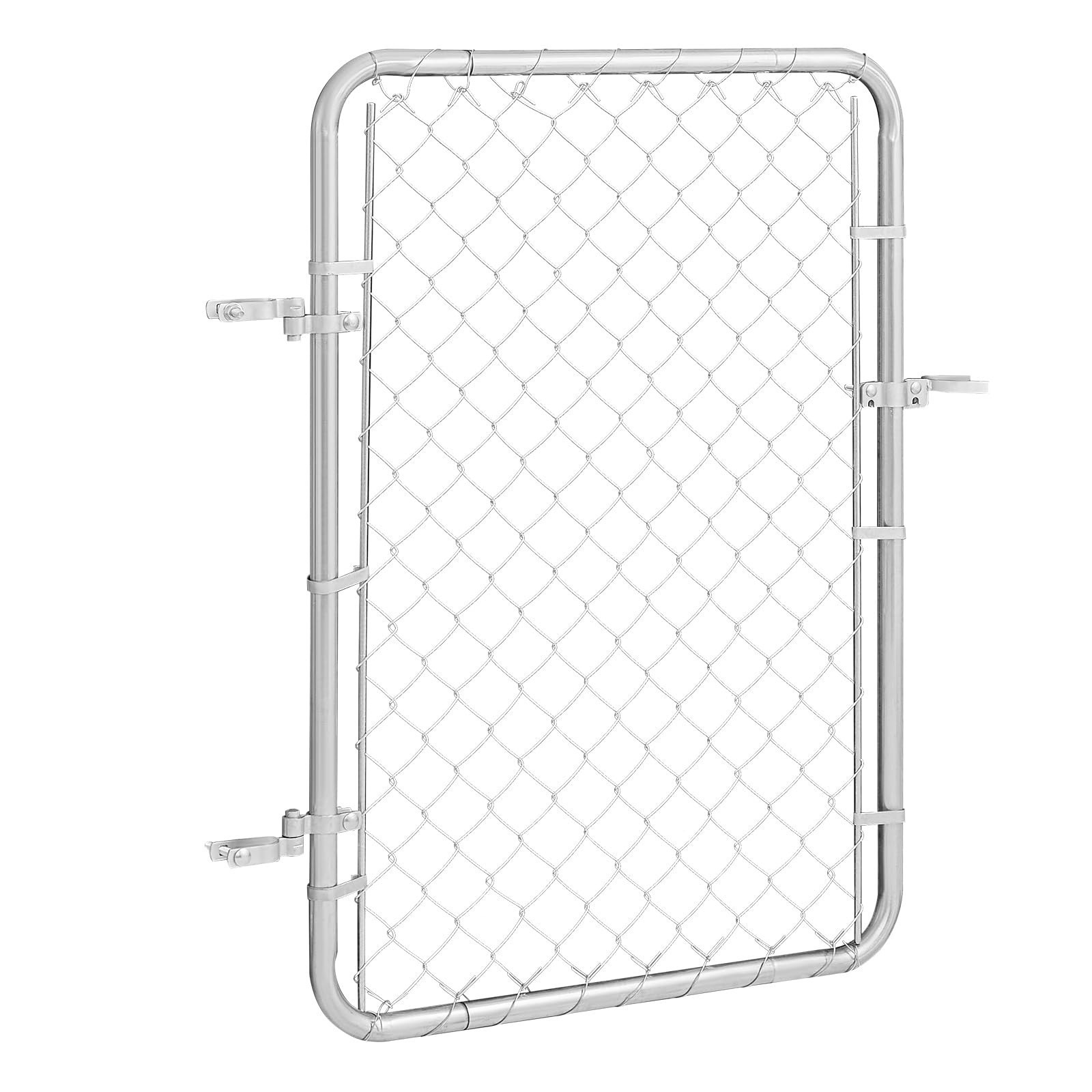 VEVOR Chain Link Fence Gate 32x46 in Adjustable Rust-Resistant
