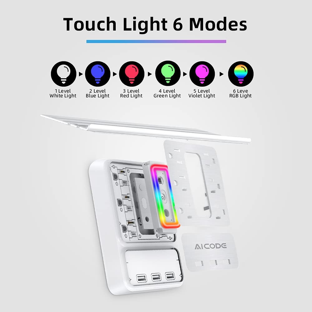Socket Outlet Shelfwall Outlet Surge Protector6 Electrical Outlet Splitter With