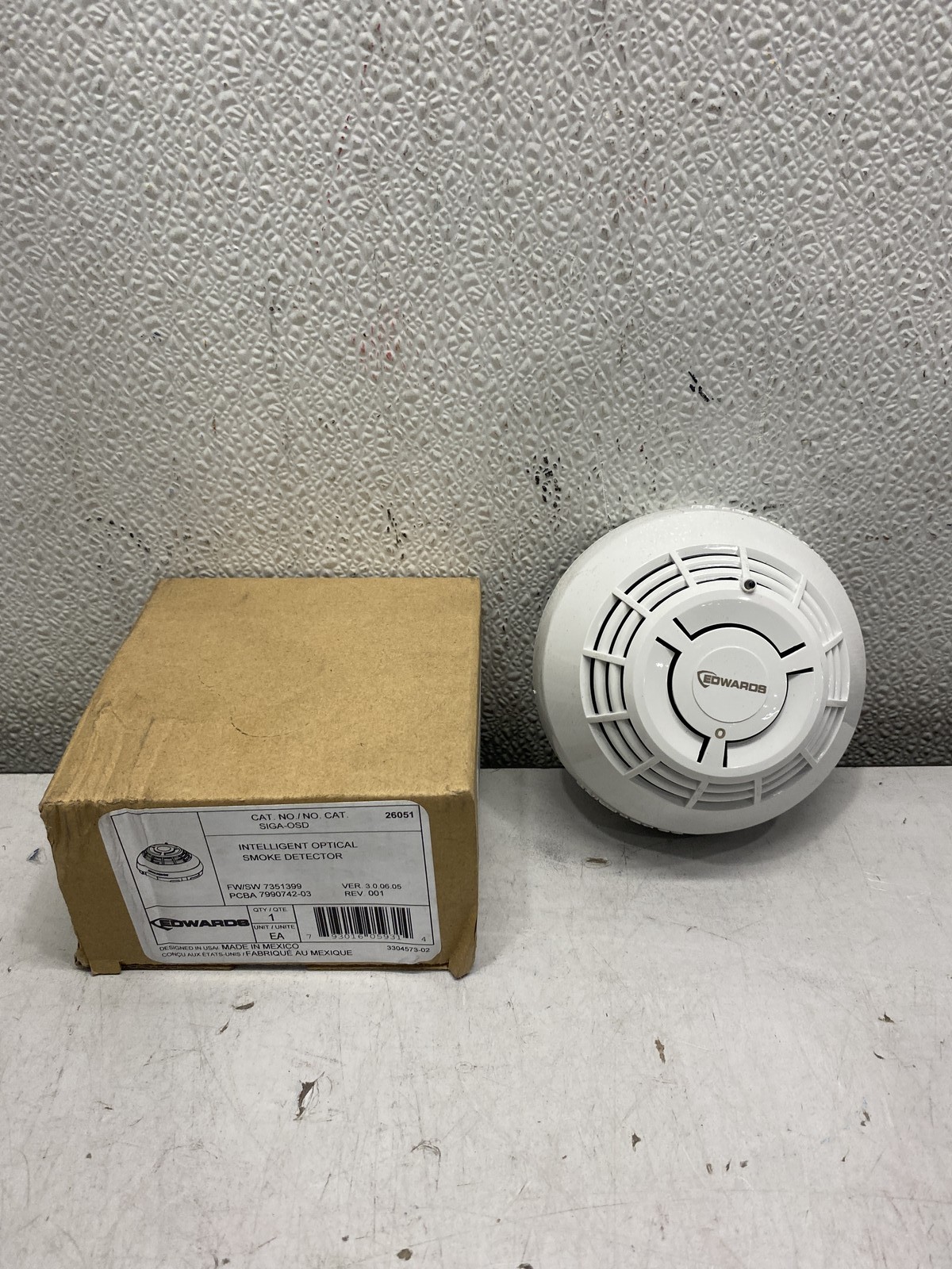 Edwards SIGA-OSD Smoke Detector