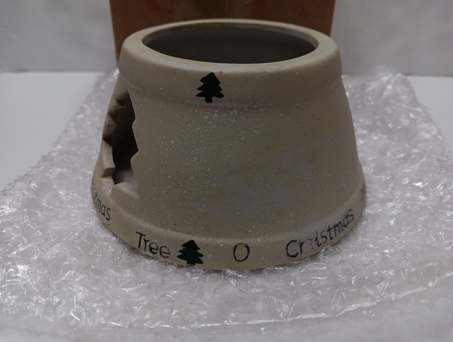 Ewe's View "O Christmas Tree" Stoneware Jar Topper