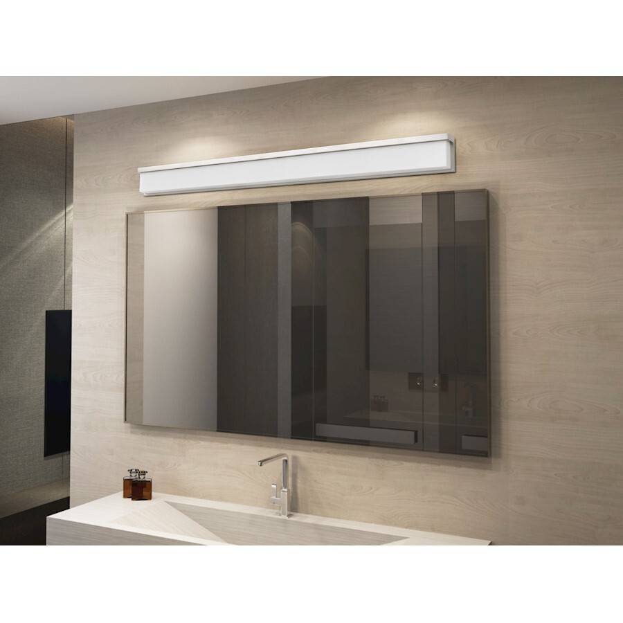 Cal Lighting Almeria Metal LED 39" Vanity, Acrylic Shade, Steel - LA-8035-39