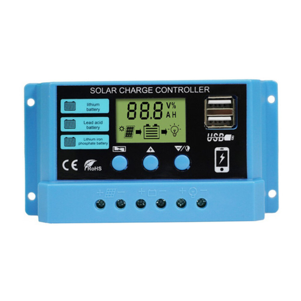 PWM Solar Charge Controller 12V 24V 10A/20A/30A Solar Panel Battery Regulator