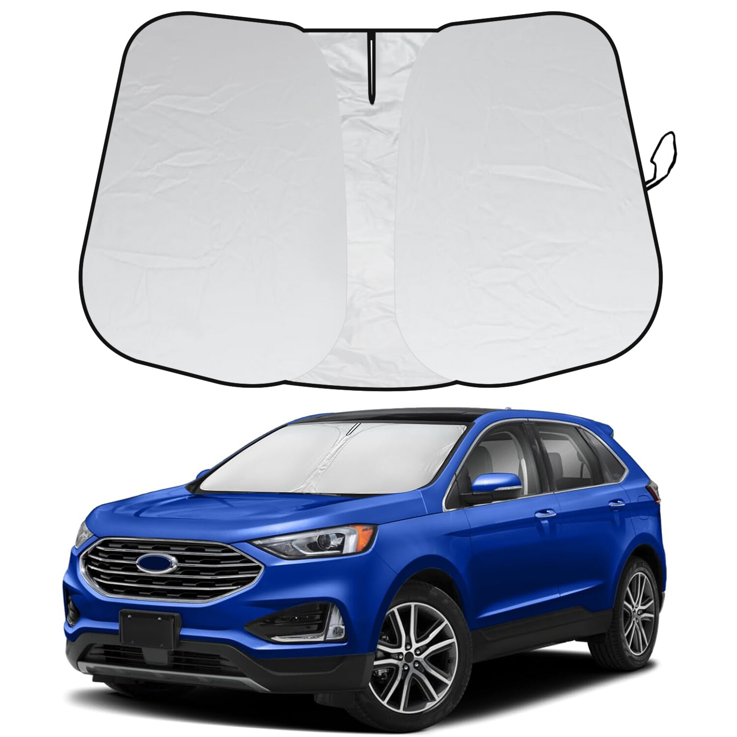 Fits Ford Edge 2015-2024 Front  Windshield Sun Shade Visor Shield UV Block Cover