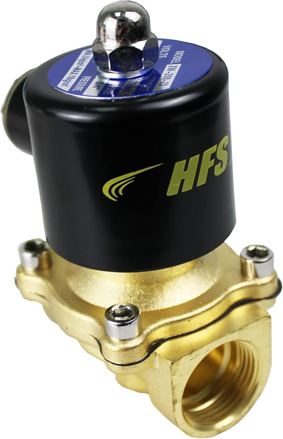 Electric Solenoid Valve Copper Normally Closed - Water Air Gas 110V AC 3/4IN NPT