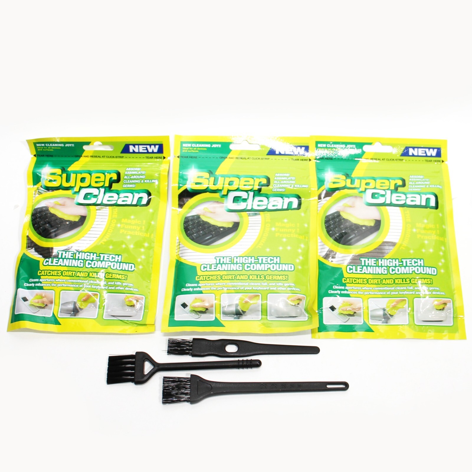 3X Super Clean The High - Tech Cleaning Compound Lime Green Color