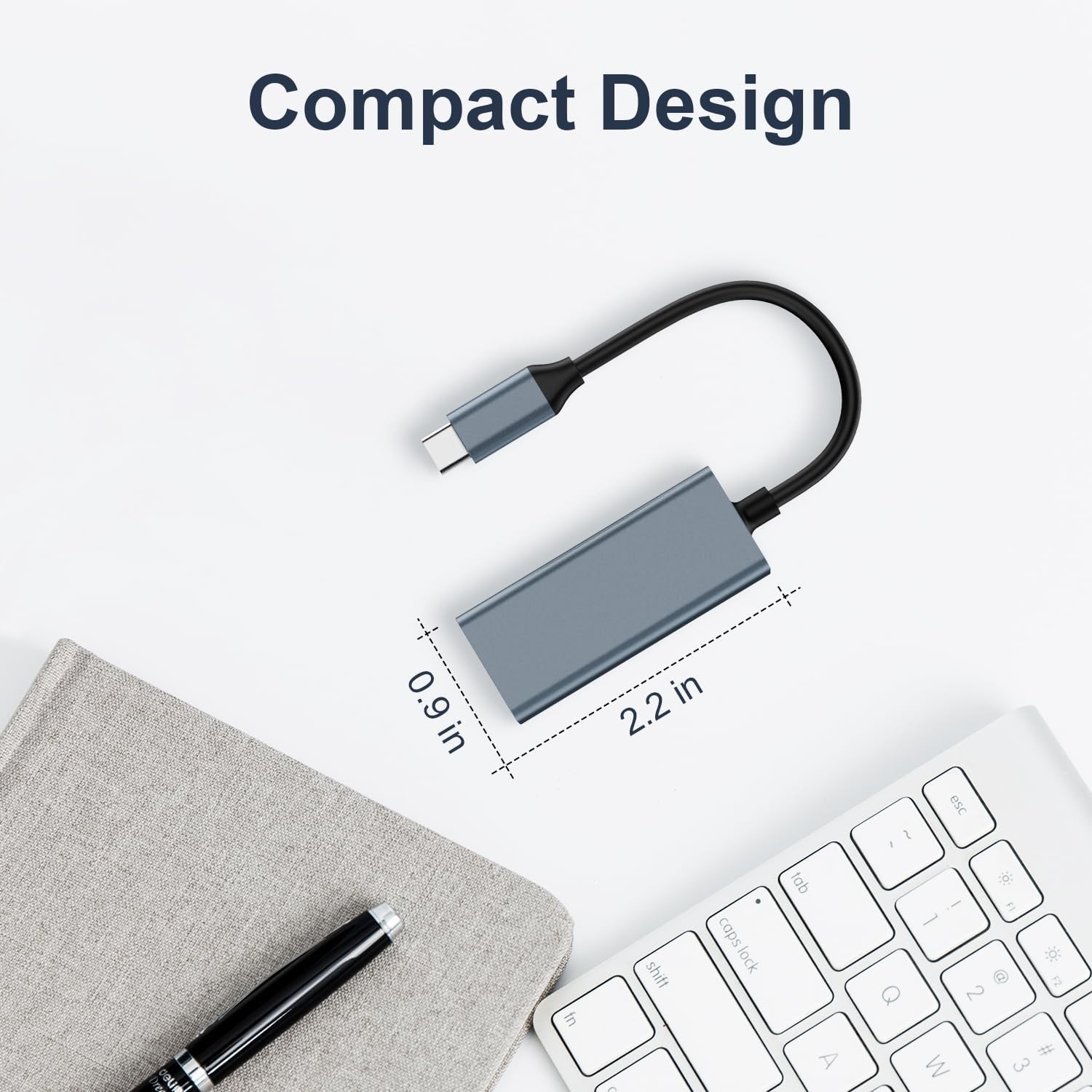 USB-C 3.0 Gigabit Ethernet LAN RJ45 1000Mbps Network Adapter for PC Mac Android