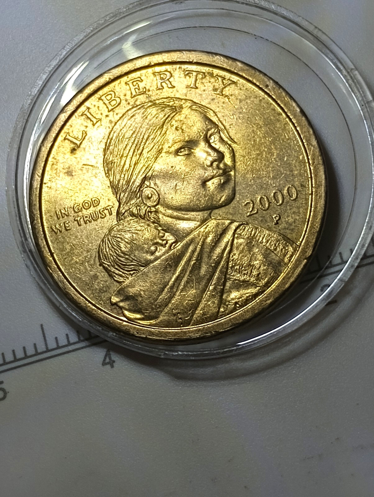 2000 Sacagawea Native American $1 Coin Philadelphia Business Strike KM#309