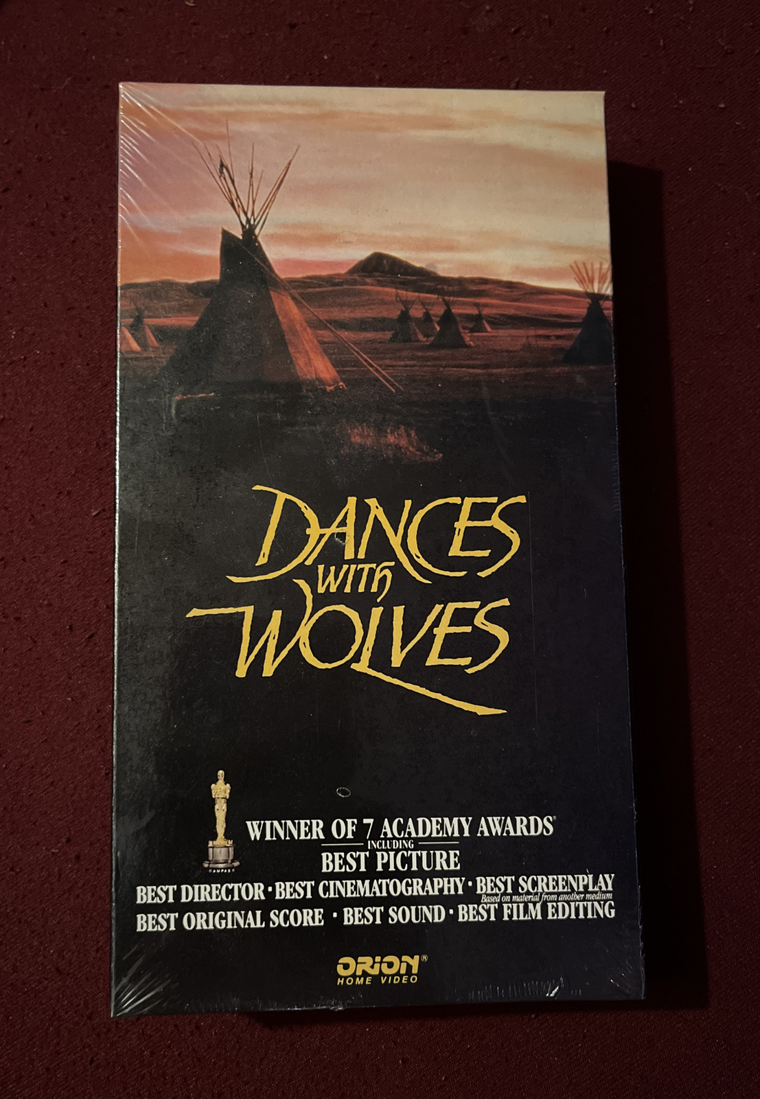 🔥 Dances with Wolves (VHS, 1990) NIB SEALED Orion Watermarks KEVIN COSTNER 🔥