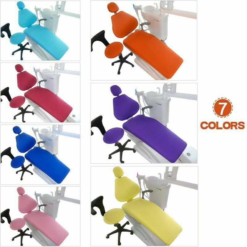 4PCS/Set Dental Unit Exam Chair Cover Elastic Health Cloth Dentist Chair Sleeves