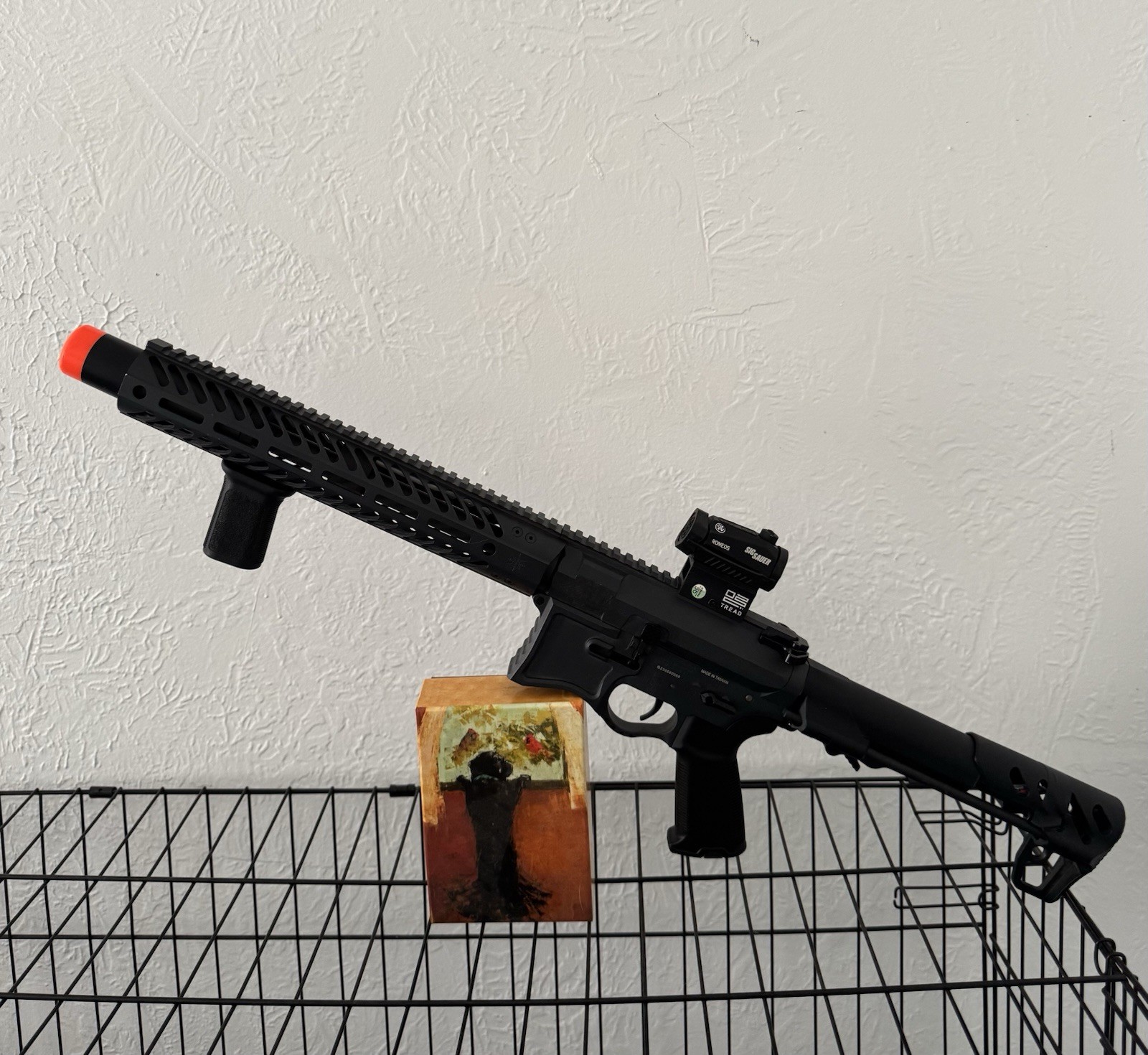 EMG Seekins Precision SP223 M-LOK Advanced Airsoft AEG Rifle w/ G2 Gearbox Black