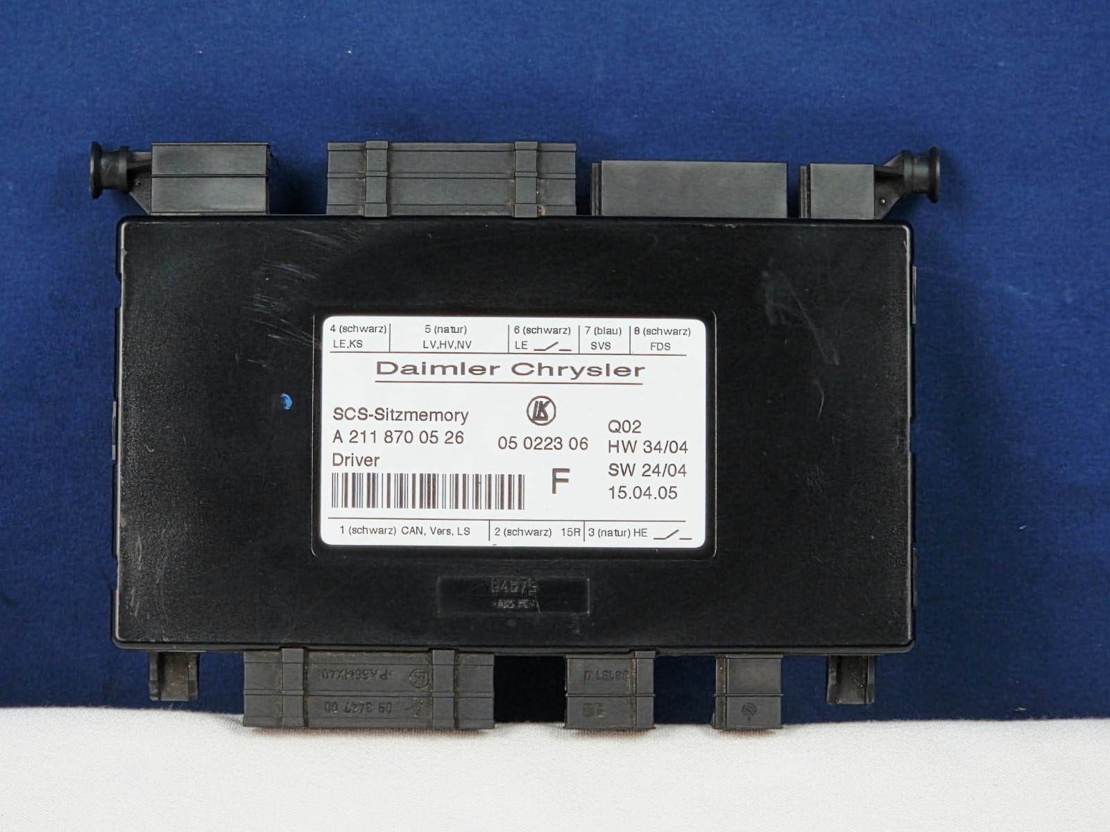 2003 - 2012 Mercedes W211 W219 R171 X164 Driver Seat Control Module 2118700526