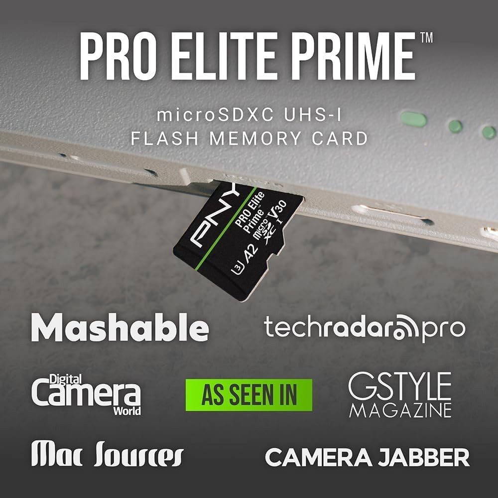 PRO Elite Prime 512GB microSDXC - 200MB/s Read, 150MB/s Write, Durable