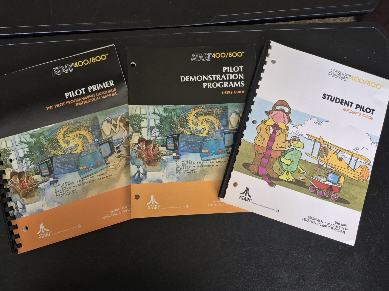 Vintage 1981 Atari 400/800 Student Pilot Reference Guide