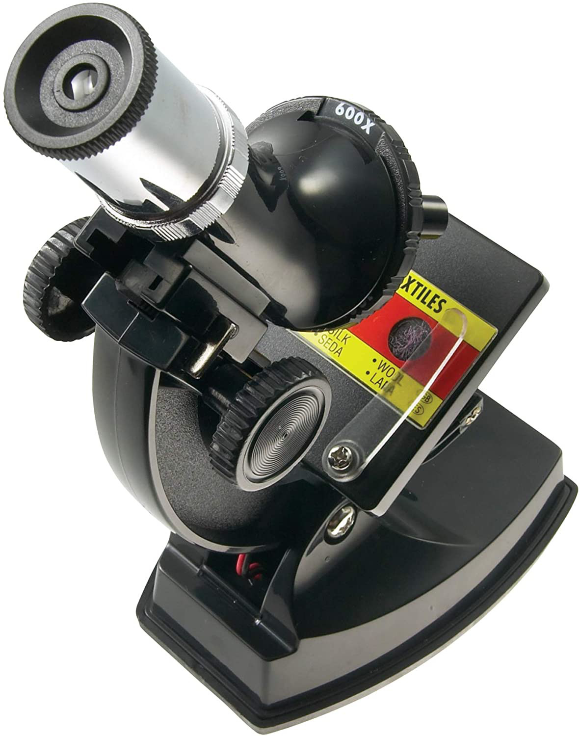 Portable Beginner Microscope Science Kit Kids Starter Compound STEM Learn 21pc