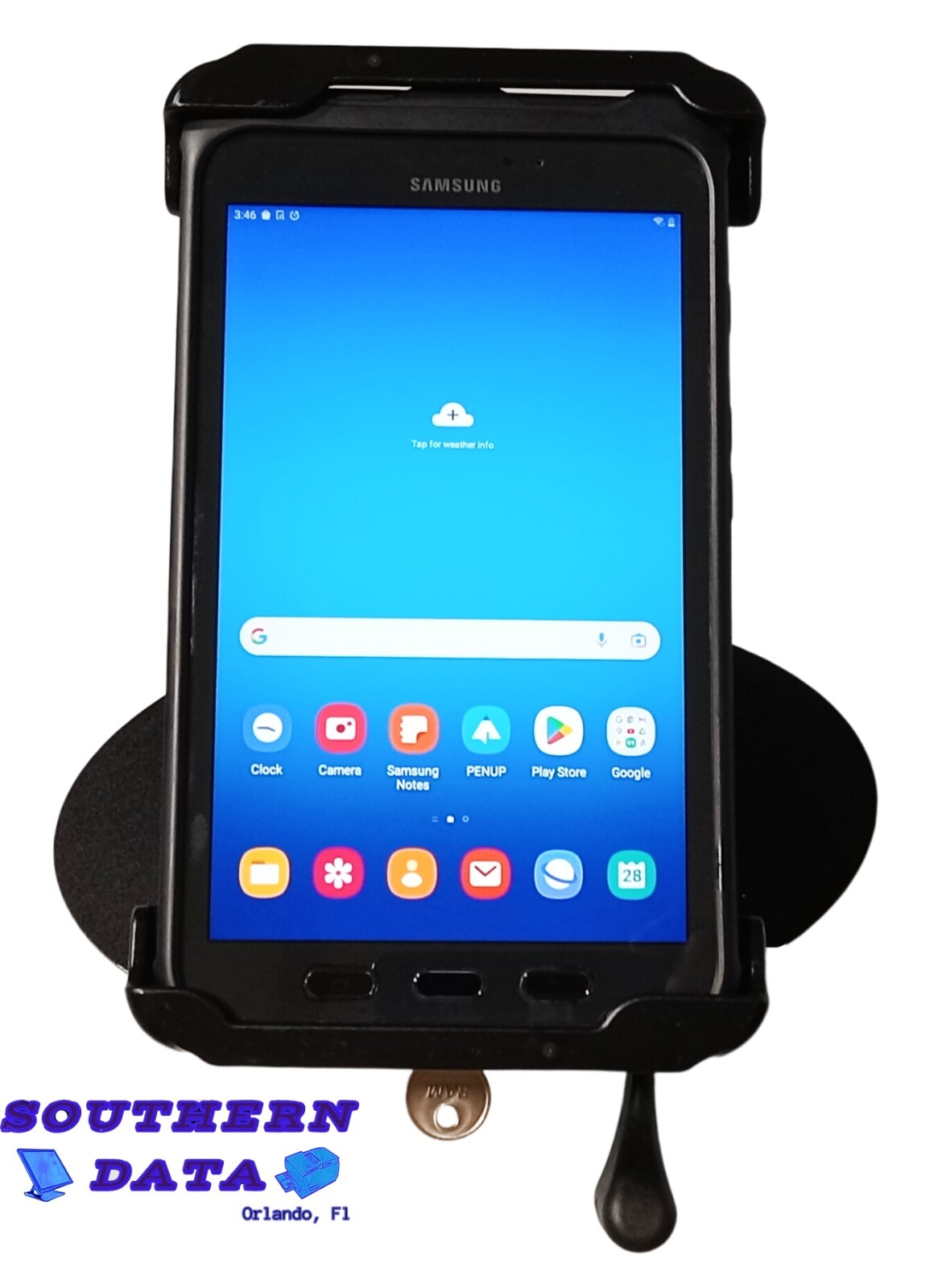 RAM® Tab-Lock Holder w/ Mount & Base for Samsung Tab Active3 and Tab Active2